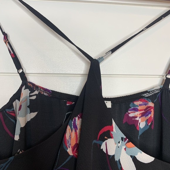 Maurices 2 Dress 2X XXL Black Floral Off The Shoulder Knee Length Lined A-Line - Picture 6 of 10